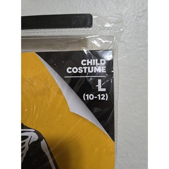 Skeleton Jumpsuit Costume Child Large 10-12 Halloween Cosplay - Picture 2 of 9